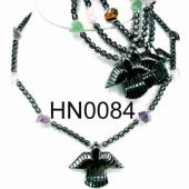 Assorted Colored Semi precious Chip Stone Beads Hematite Bird Beads Stone Chain Choker Fashion Women Necklace